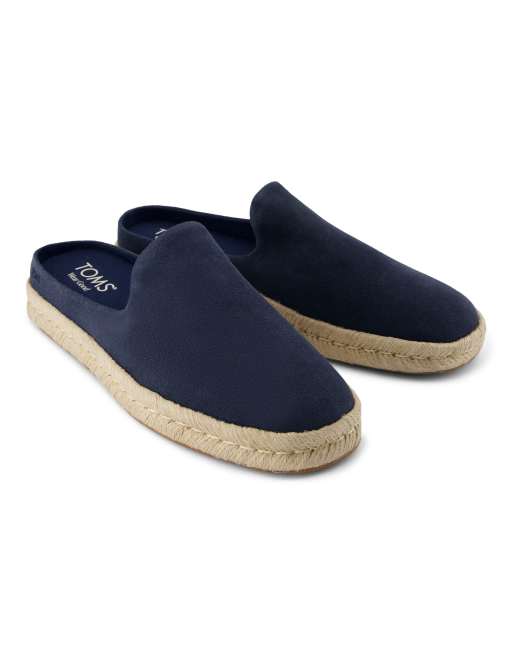 Toms Santiago mule in navy, 3 of 4