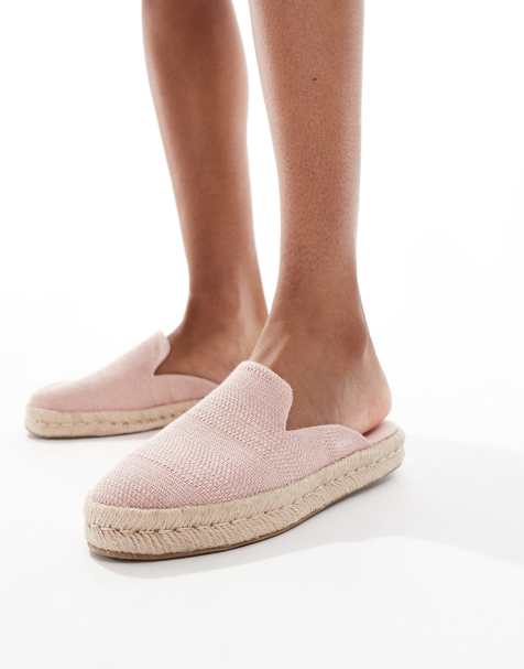 Toms Santiago mule in rose - view 1