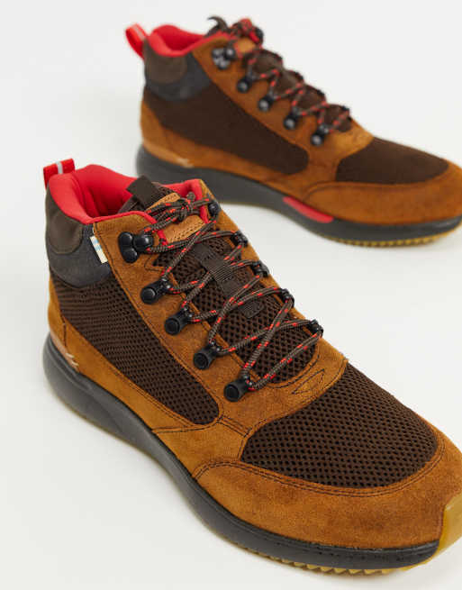Toms - Skully - Waterbestendige wandellaarzen met dikke zool in bruin, 2 van 4