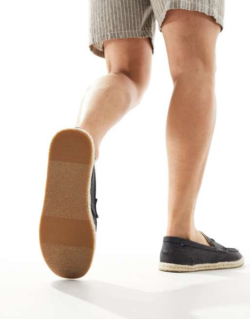 Toms - Stanford - Espadrilles met touwzool in zwart met wassing, 3 van 4