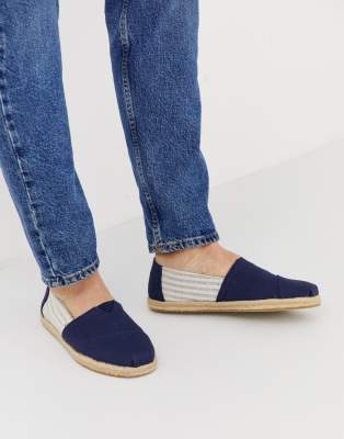 toms navy espadrilles