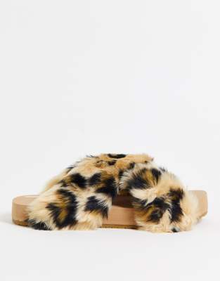 toms leopard print slippers