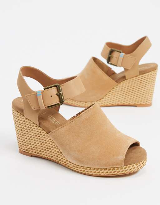 Toms sales tropez wedges