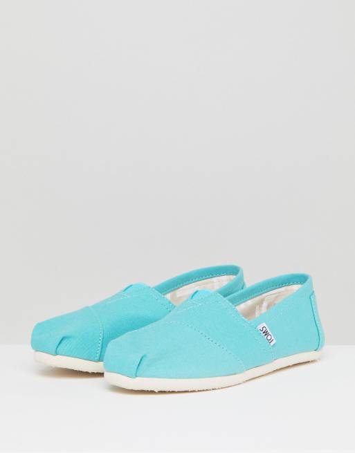 Teal hot sale toms shoes