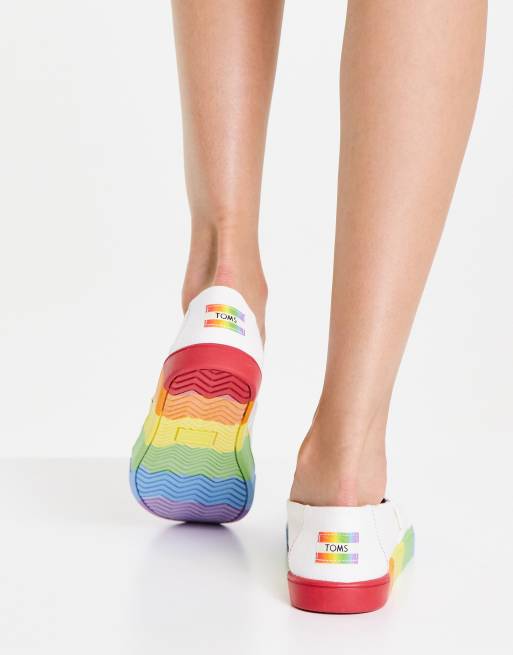 Toms clearance rainbow shoes