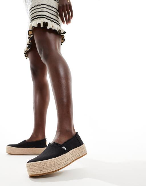 Toms Valencia espadrilles in black, 2 of 4