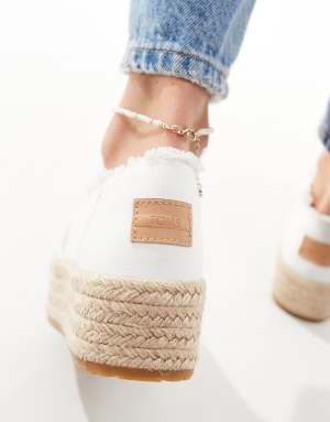 Toms Valencia espadrilles in white