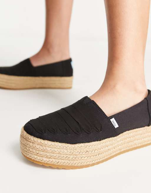 Toms suede best sale tie leg espadrilles