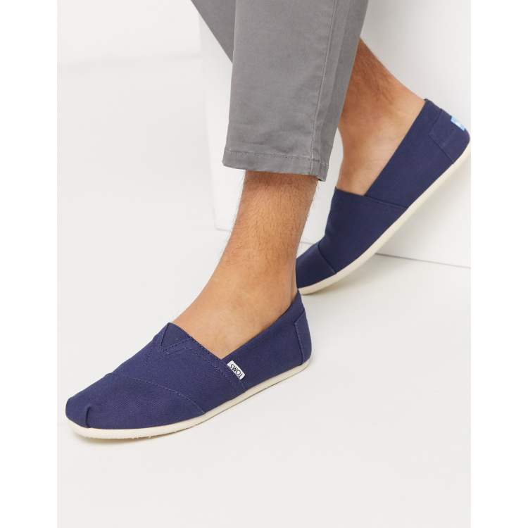 Toms hotsell navy espadrilles