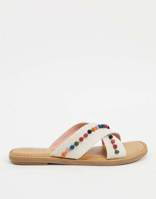 Toms viv cheap pom pom sandals