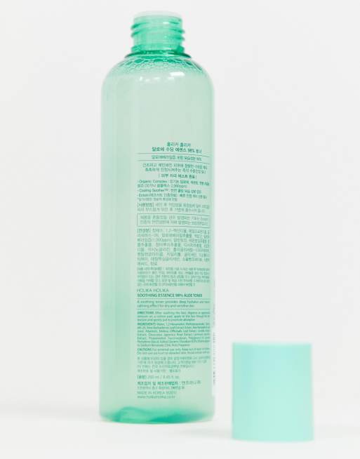 Tónico calmante con aloe Soothing Essence 98% de Holika Holika, 4 de 4