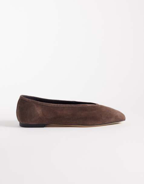 Tony Bianco Bianca ballet flats in espresso suede - view 1