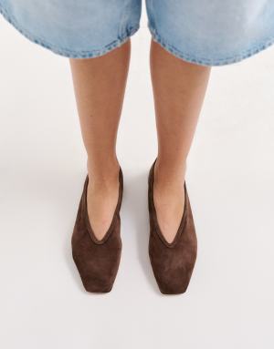 Tony Bianco Bianca ballet flats in espresso suede