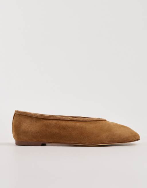 Tony Bianco Bianca ballet flats in taupe suede, 2 of 5
