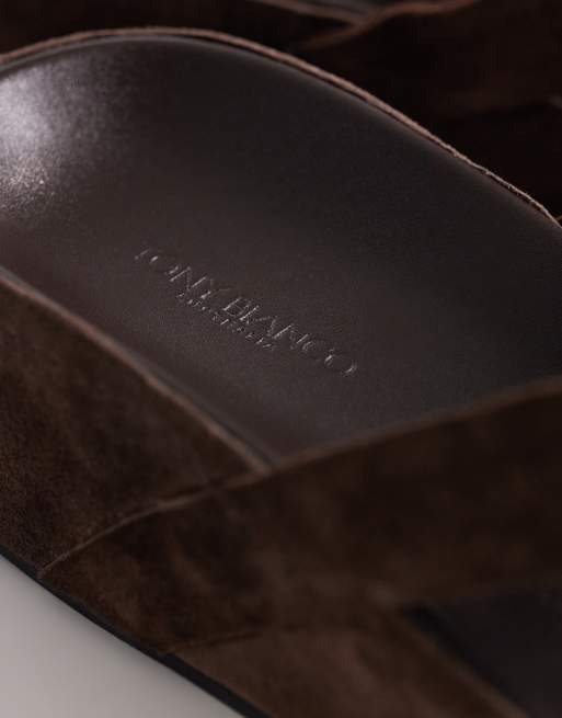 Tony Bianco Blaire real suede thongs in espresso, 4 of 4