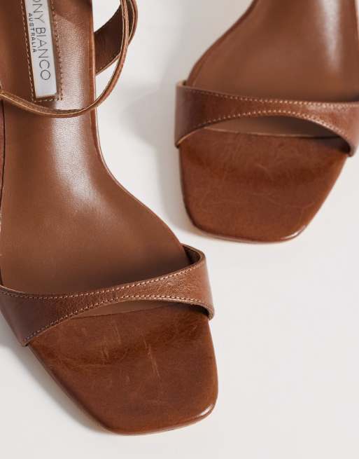Tony Bianco - Bless - Sandales à talon en cuir - Marron, 3 de 4