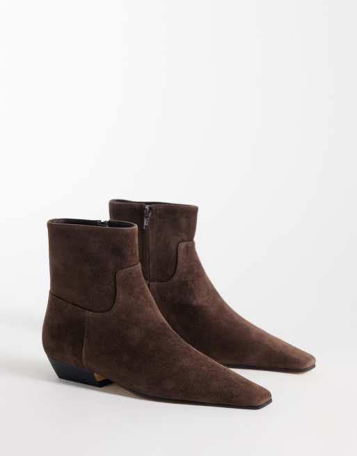 Tony Bianco - Botines bajos Rupert en ante espresso, 2 de 4