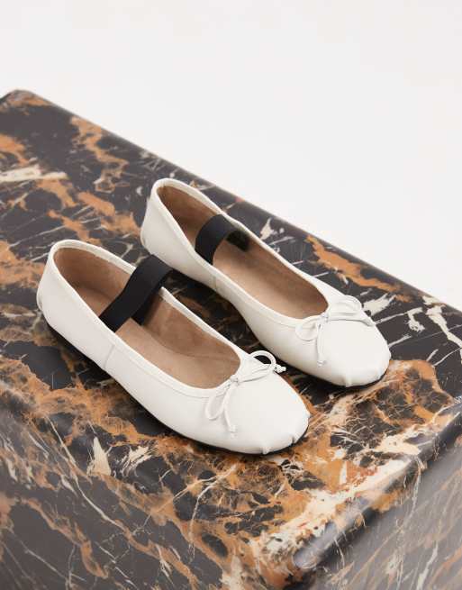 Tony Bianco - Caspian - Ballerines plates en cuir - Blanc, 4 de 5