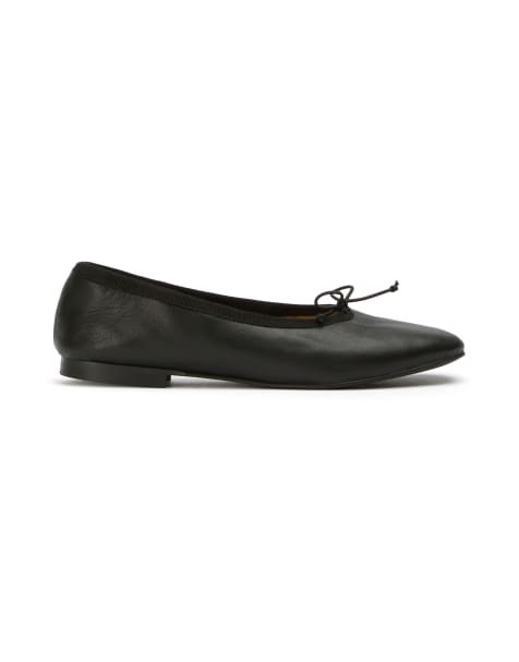 Tony Bianco - Chelsea - Ballerine con punta arrotondata in pelle nera - view 1