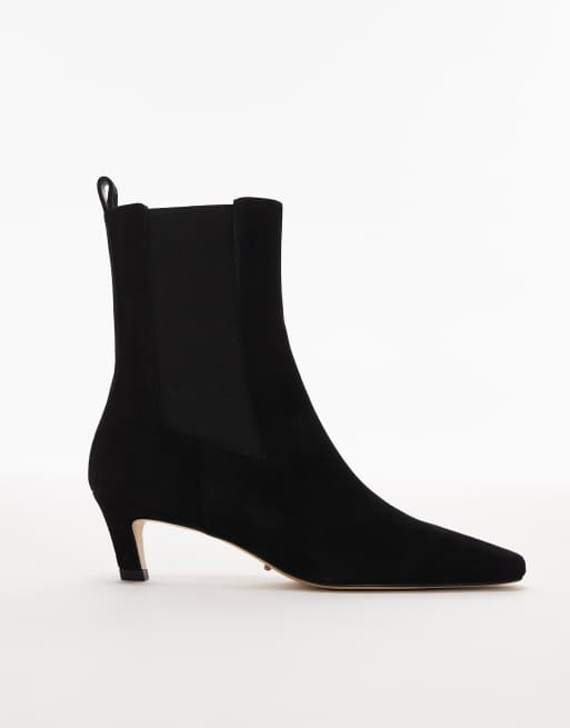 Tony Bianco - Eloise - Bottines à petit talon incurvé en daim - Noir, 2 de 4
