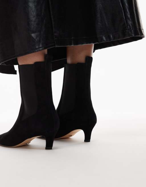 Tony Bianco - Eloise - Bottines à petit talon incurvé en daim - Noir, 3 de 4