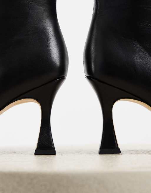 Tony Bianco Fantasy heeled knee boots in black leather, 2 of 4