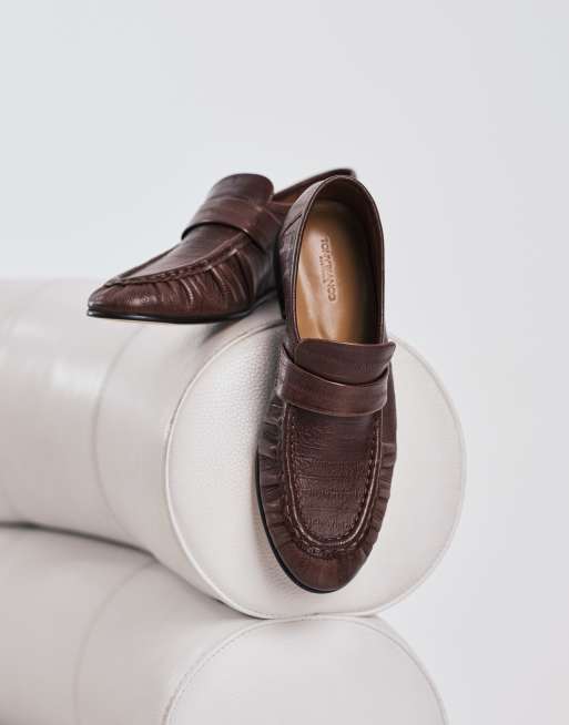 Tony Bianco - Gatsby - Leren loafers in bruin, 2 van 4