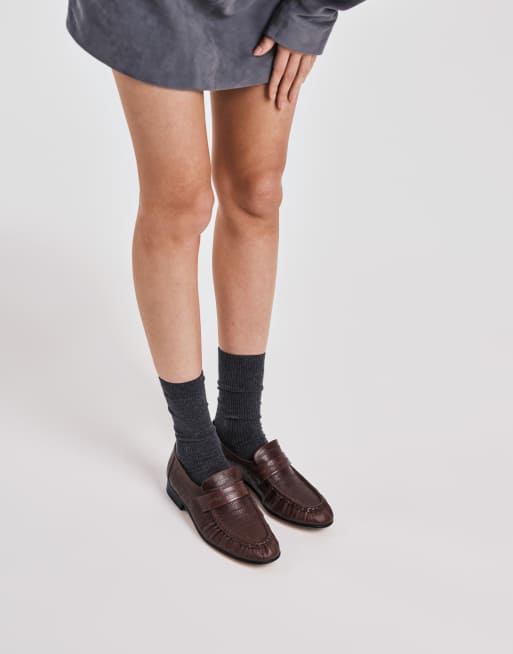 Tony Bianco - Gatsby - Leren loafers in bruin, 3 van 4