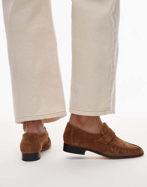 Tony Bianco - Gatsby - Suède loafers in taupe, 3 van 4