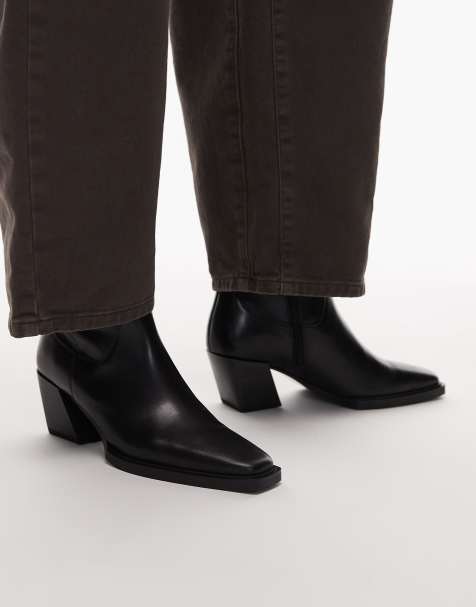 Tony Bianco Holly mid ankle boots in black - view 1