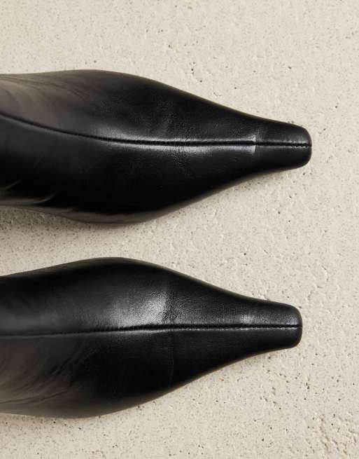 Tony Bianco Jaq bottes montantes à talon en cuir noir, 4 de 4