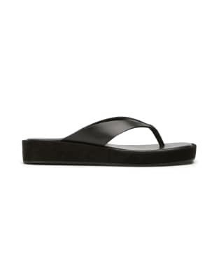 Tony Bianco Kyra Toe Thong Sandals In Black