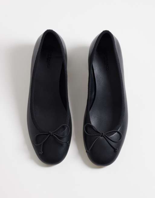 Tony Bianco Maddi ballerines à talon en cuir noir, 4 de 4