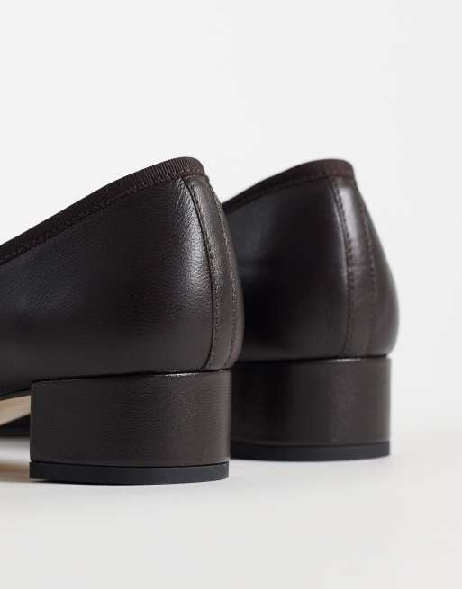 Tony Bianco Maddi low heel ballet flats in brown leather, 4 of 4