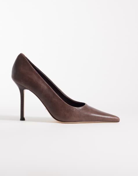 Tony Bianco - Niki - Pumps met hak in vintage chocoladebruin - view 1