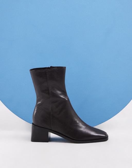 Tony Bianco Remi bottines mi-hautes marron en cuir, 4 de 4