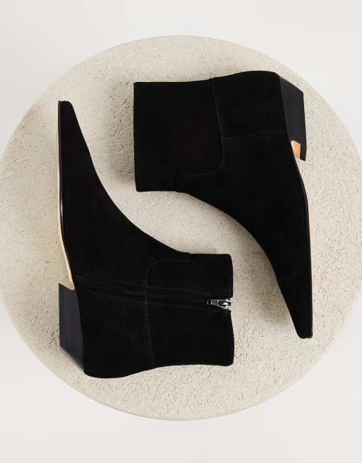 Tony Bianco Rupert bottines basses en daim noir, 2 de 4