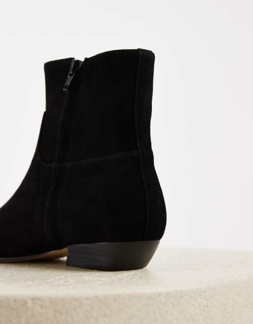Tony Bianco Rupert bottines basses en daim noir, 3 de 4