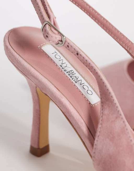 Tony Bianco - Samar - Chaussures à talon en daim avec bride arrière - Rose, 4 de 4