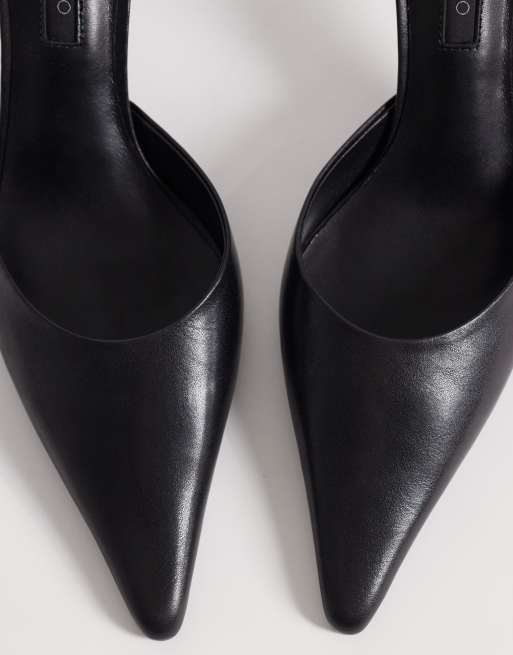 Tony Bianco Sicily heeled mules in black vintage, 2 of 4