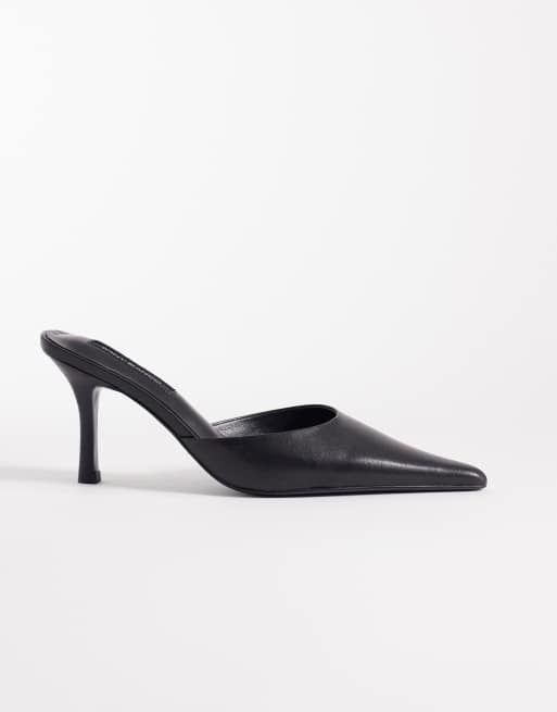 Tony Bianco - Sicily - Sabot con tacco nero vintage