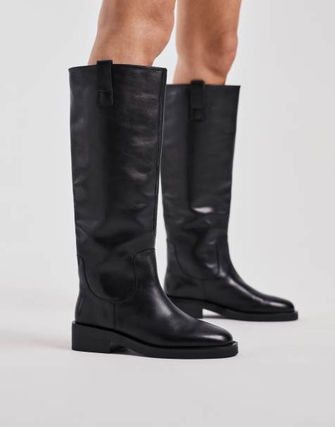 Tony Bianco Tessa riding knee boots in black - view 1