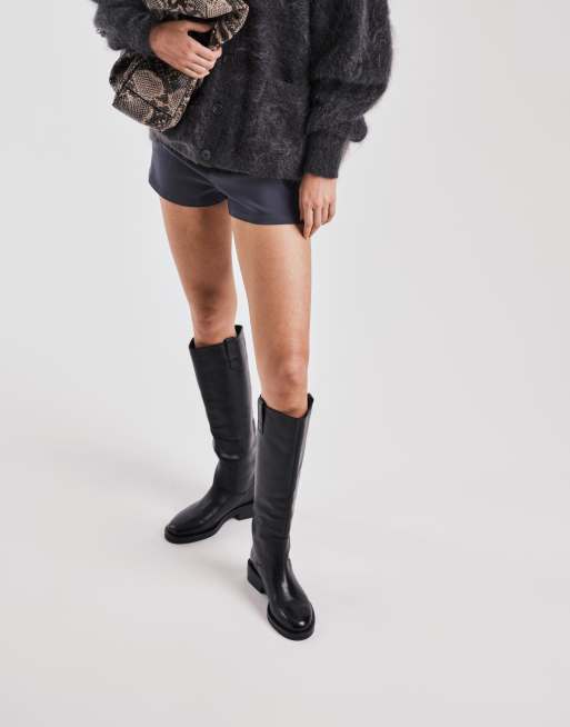 Tony Bianco - Tessa - Stivali stile cavallerizza neri al ginocchio, 4 di 4