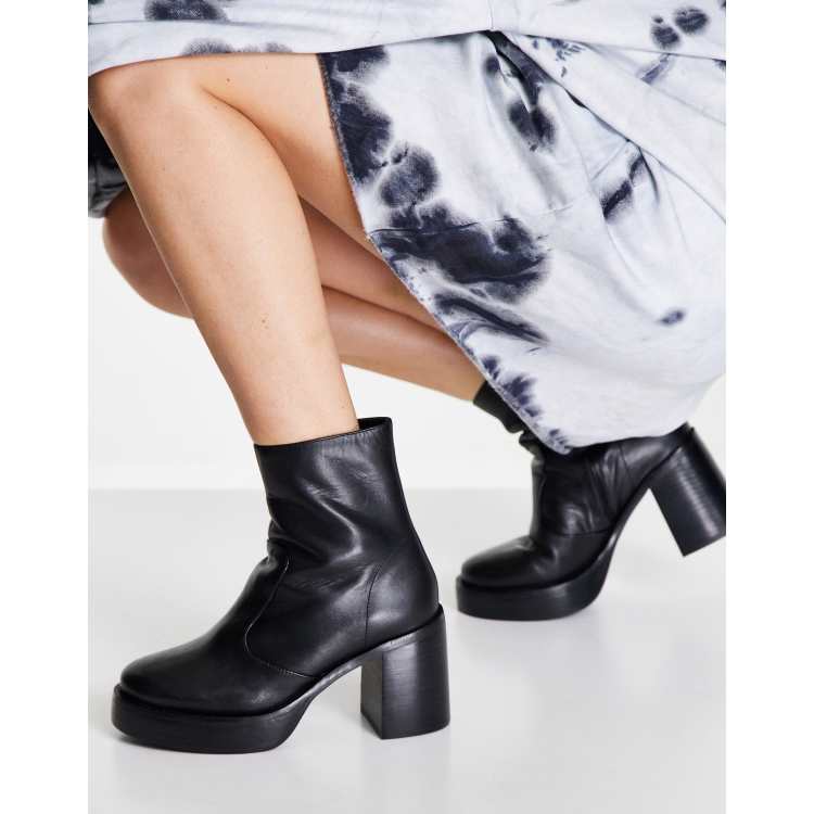 Tony bianco black ankle boots sale