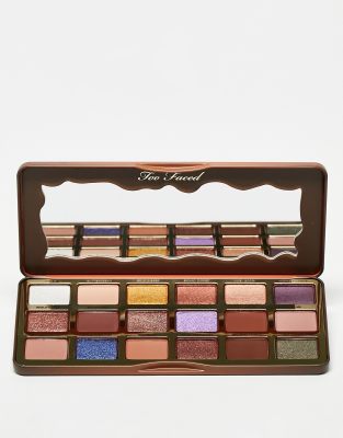 Too Faced - Better Than Chocolate Cocoa-Infused - Lidschattenpalette-Bunt