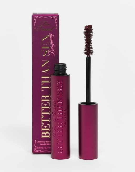 Too Faced – Better Than Sex – Wimperntusche in Burgunderrot, 4 von 4