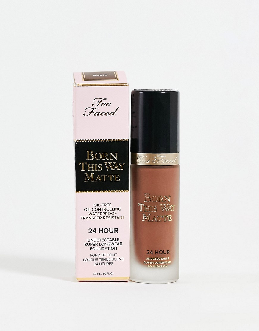 Too Faced Born This Way Matte 24 Hour Long-Wear Foundation-Grey