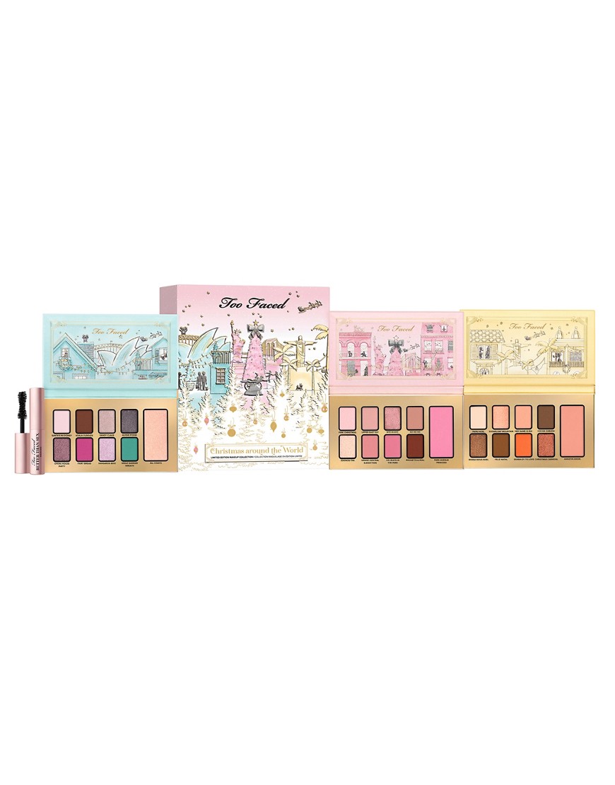 Too Faced Christmas Around the World Makeup Gift Set (save 80%)-Multi