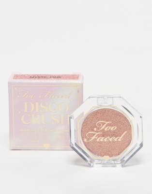 Too Faced - Disco Crush High Shine Glitter Eye + Face Sparkle - Lidschatten - Mystic Pink-Bunt
