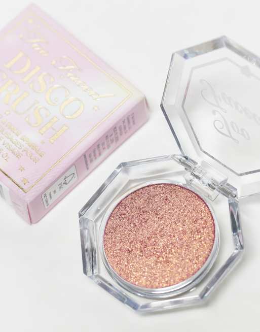Too Faced – Disco Crush High Shine Glitter Eye + Face Sparkle – Lidschatten – Mystic Pink, 4 von 4
